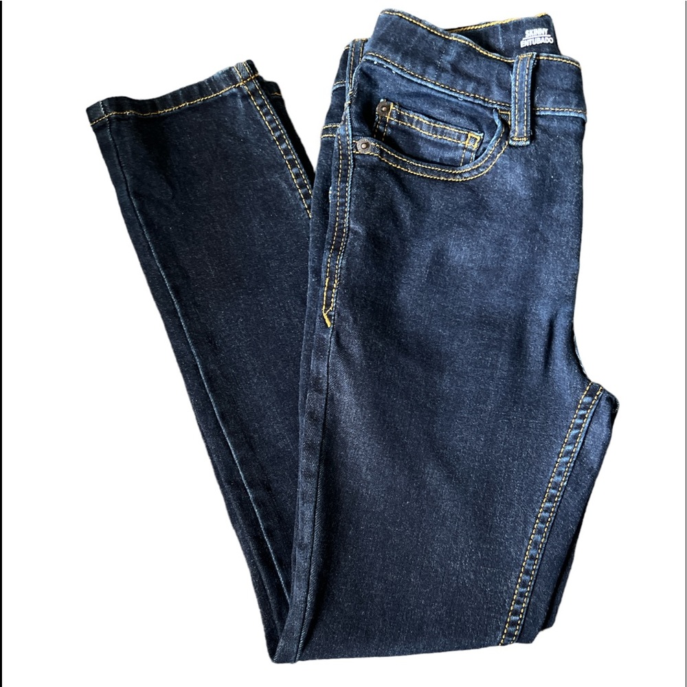 Cat & Jack stretch skinny jeans dark blue boys jeans size 10